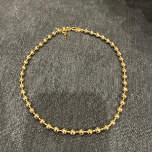 ALV jewelry gold ball necklace